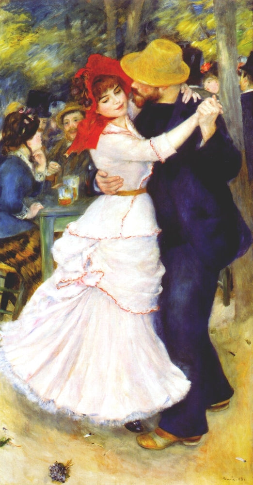 Dance at Bougival - by Pierre-Auguste Renoir