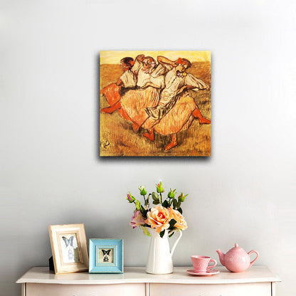 Three Russian Dancers - by Edgar Degas