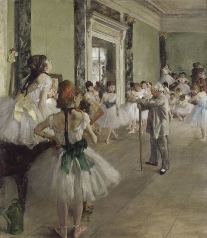 The Ballet Class - by Edgar Degas