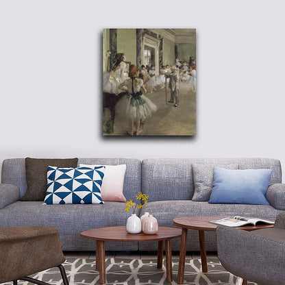 The Ballet Class - by Edgar Degas