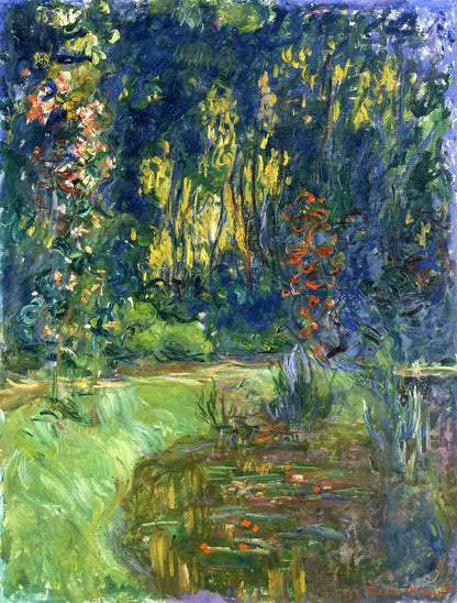 Water Lily Pond at Giverny - by Claude Monet