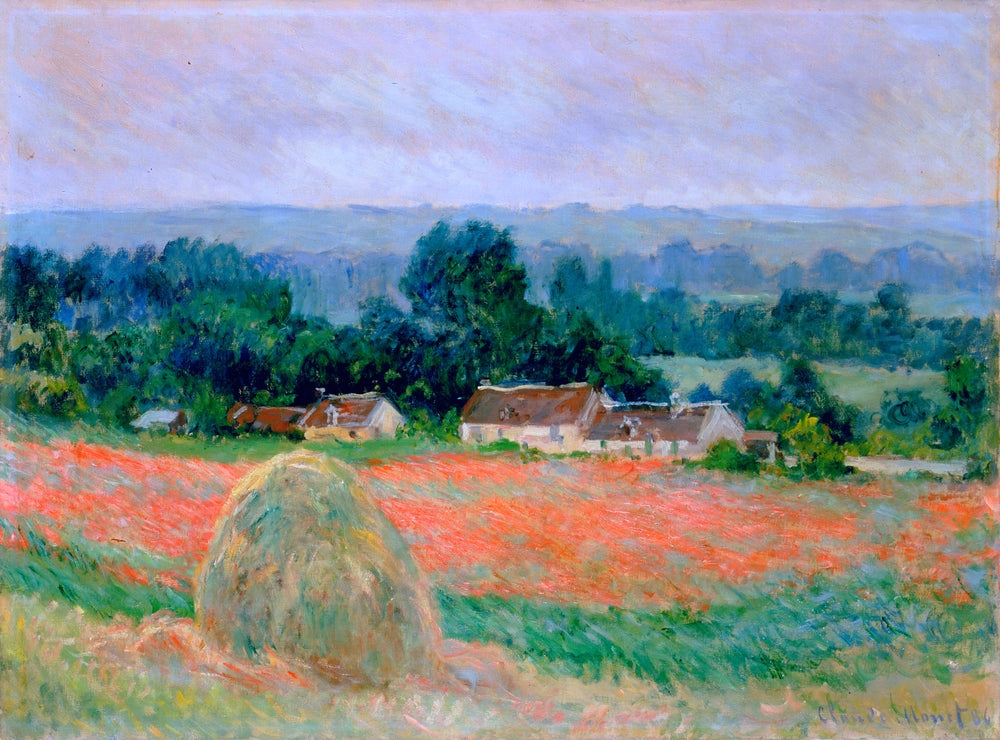 Haystack at Giverny - by Claude Monet