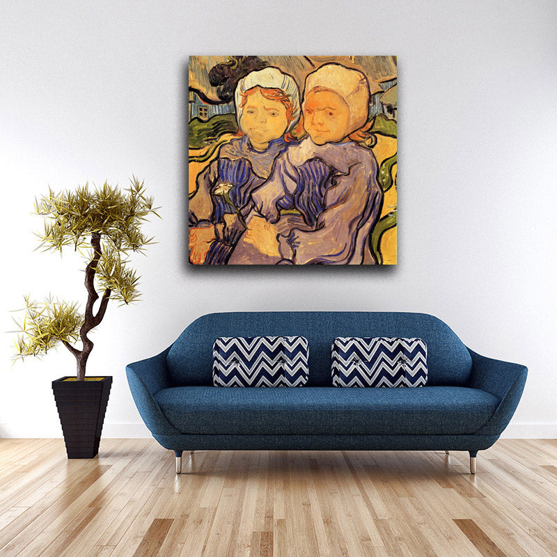 Two Children - by Vincent van Gogh