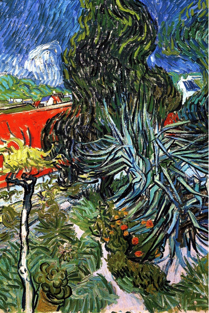 The Garden of Doctor Gachet at Auvers-sur-Oise - by Vincent van Gogh