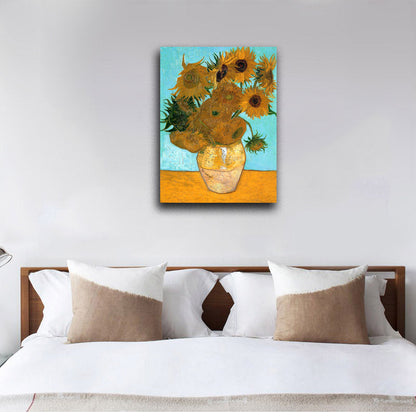 Still Life - Vase with Twelve Sunflowers - by Vincent van Gogh