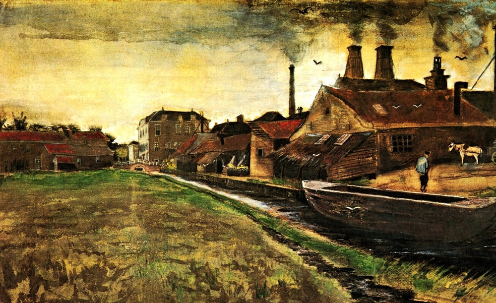 Iron Mill in The Hague - by Vincent van Gogh