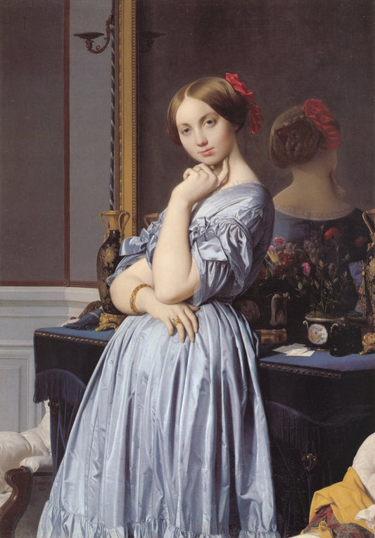 Portrait of Countess D'Haussonville - by Jean Auguste Dominique Ingres