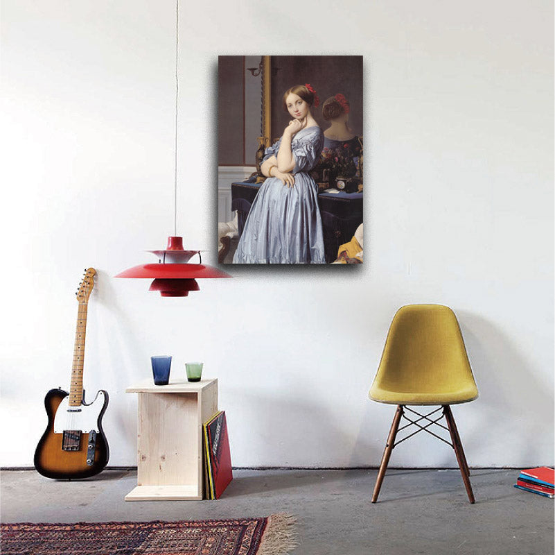 Portrait of Countess D'Haussonville - by Jean Auguste Dominique Ingres