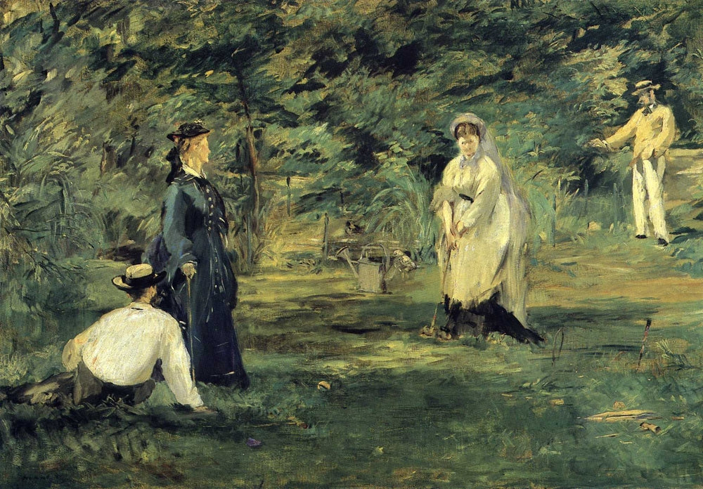 Croquet - by Edouard Manet