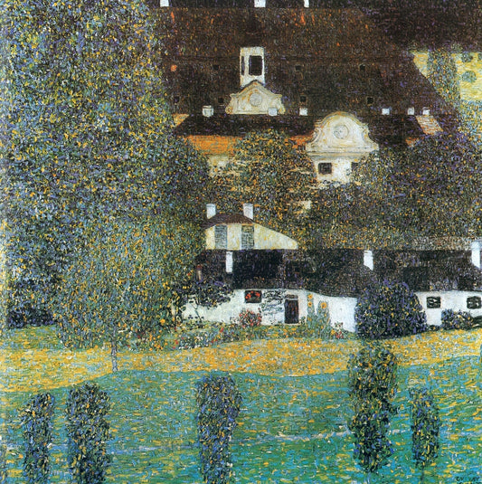 Schloss Kammer am Attersee, II - by Gustav Klimt