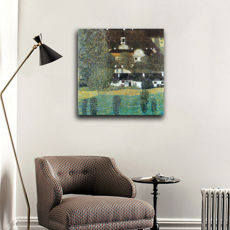 Schloss Kammer am Attersee, II - by Gustav Klimt