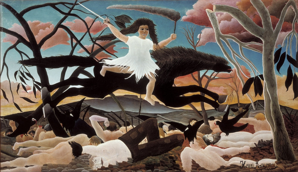 War or the Ride of Discord - by Henri Rousseau