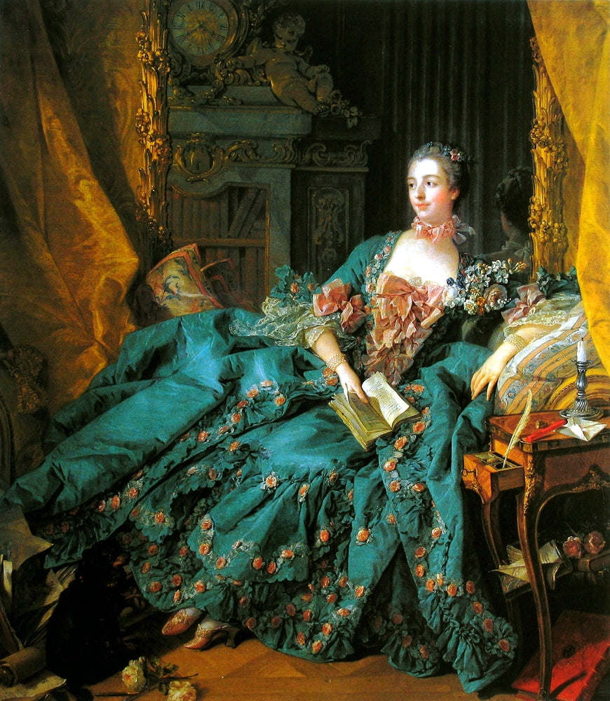 Madame de Pompadour - by Francois Boucher