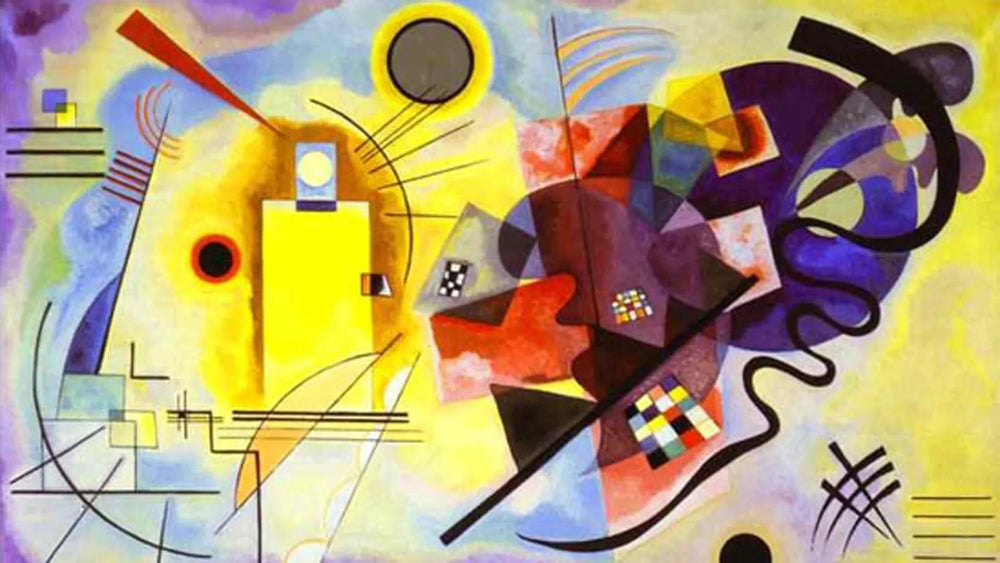 Yellow-Red-Blue - by Wassily Kandinsky