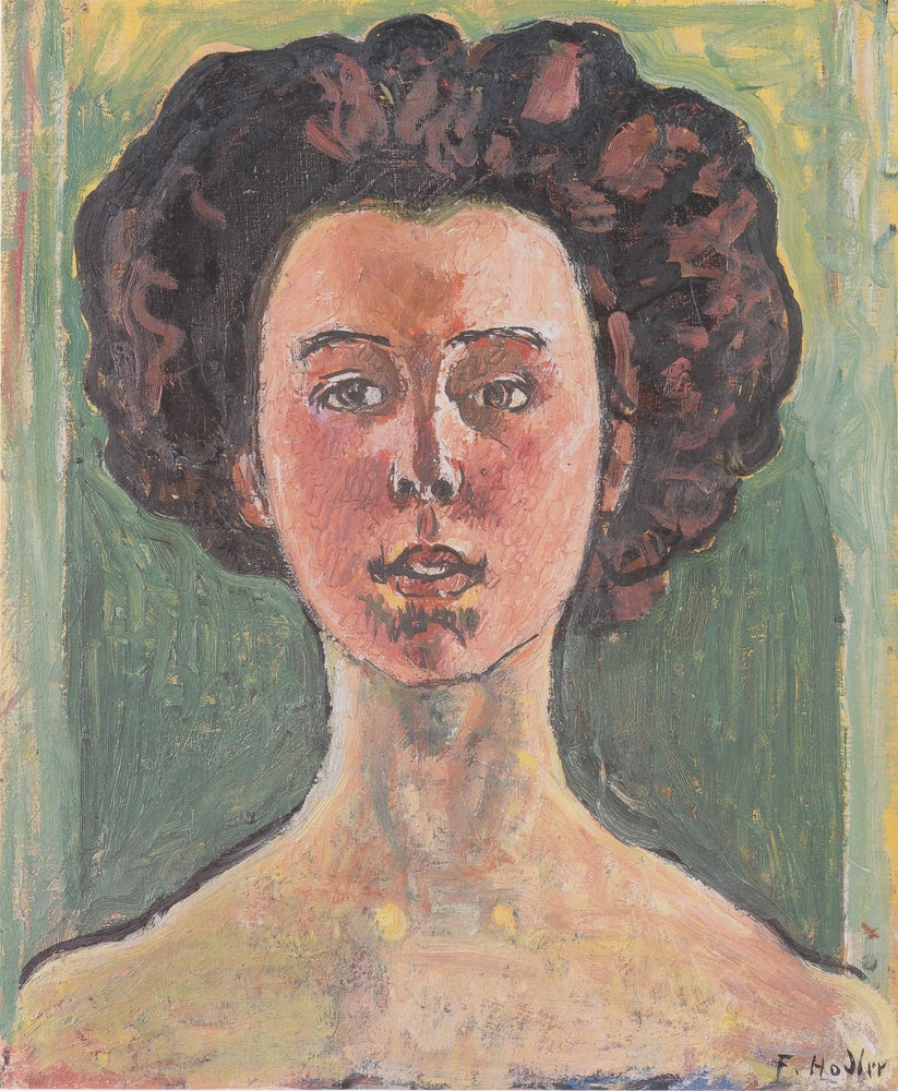 Portrait of Gertrud Mueller - by Ferdinand Hodler