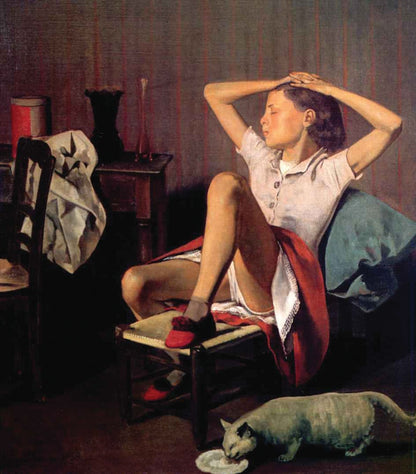 Thérèse Dreaming - by Balthus