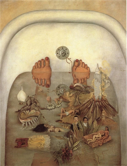 What the Water Gave Me - by Frida Kahlo