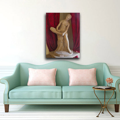 Statue of Woman Pulling Thorn from Her Foot - by Jean-Baptiste Pigalle