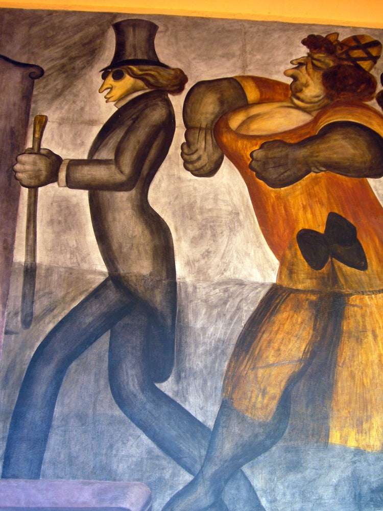 The Rich People (detail) - by Jose Clemente Orozco