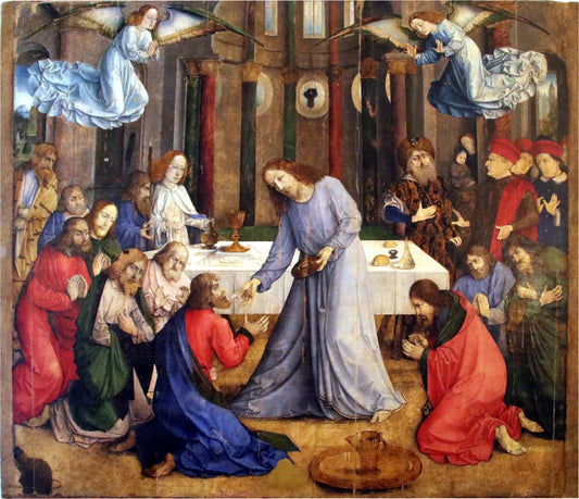 The Communion of the Apostles - by Justus Van Gent