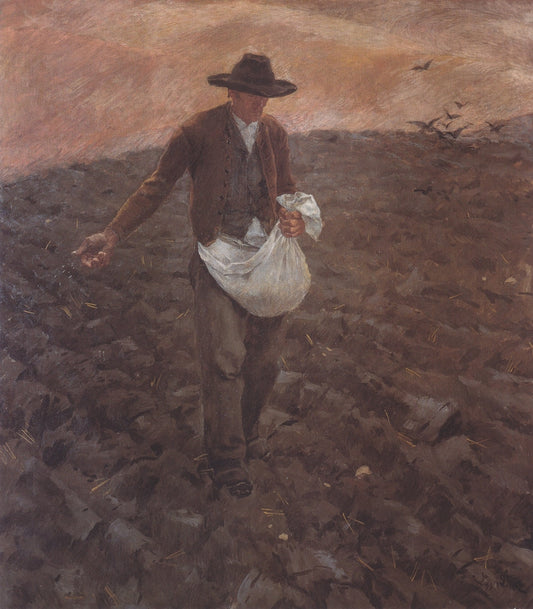 The sower - by Albin Egger-Lienz