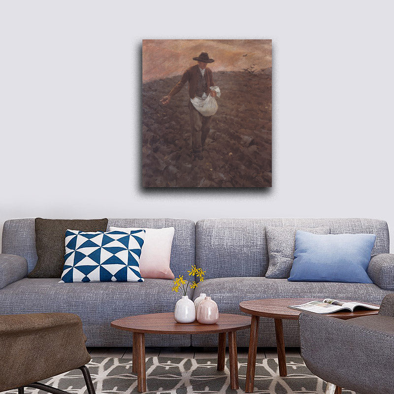 The sower - by Albin Egger-Lienz