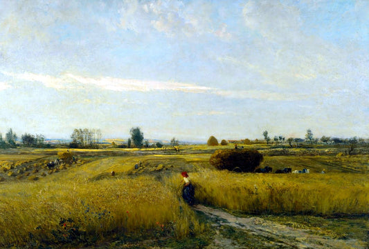 The Harvest - by Charles-Francois Daubigny