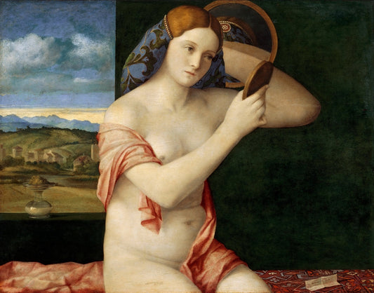 Junge Frau Bei Der Toilette - by Gentile Bellini