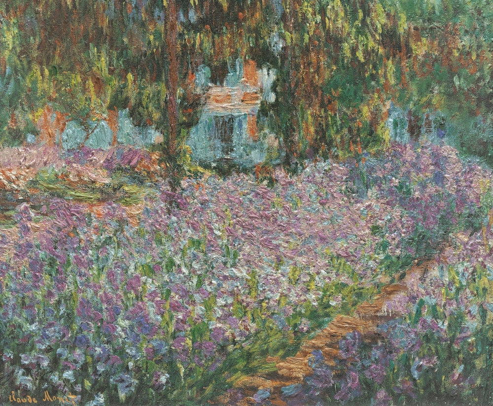 The Artist's Garden at Giverny - by Claude Monet