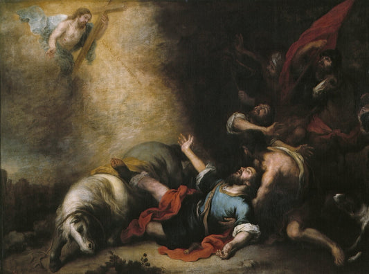 The Conversion of Saint Paul - by Bartolome Esteban Murillo