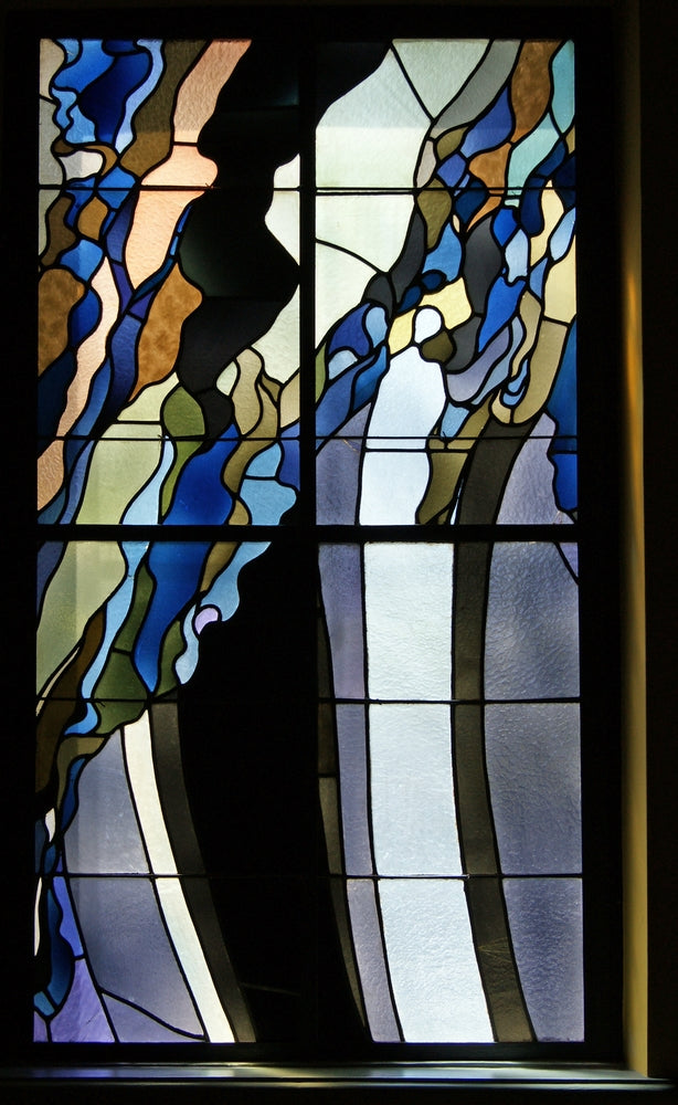 Krakow Medical Society House, Stained Glass Window - by Stanisław Wyspiański