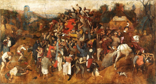 The Wine of Saint Martin's Day - by Pieter Bruegel the Elder