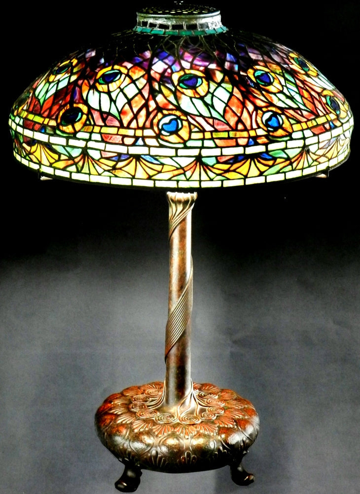 Peacock - by Louis Comfort Tiffany