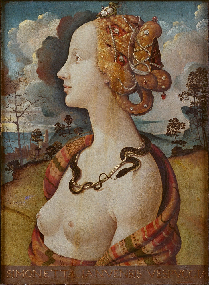 Portrait of a Woman, said to be of Simonetta Vespucci - by Piero di Cosimo