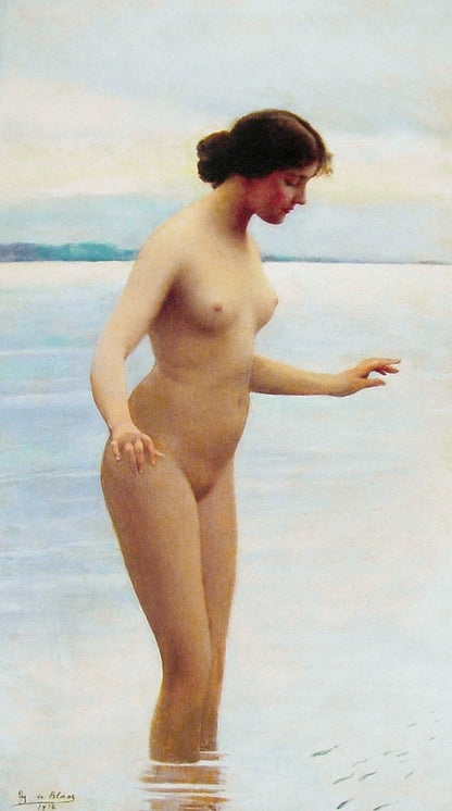 In the water - by Eugene de Blaas