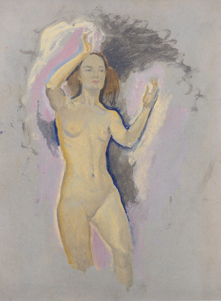 Study for Venus in the Grotto - by Koloman Moser