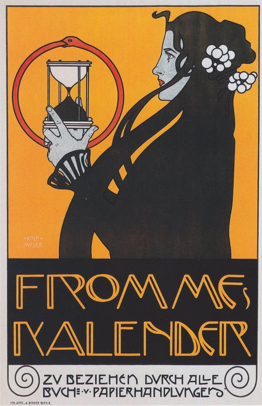 Poster for Fromme's Calendar - by Koloman Moser