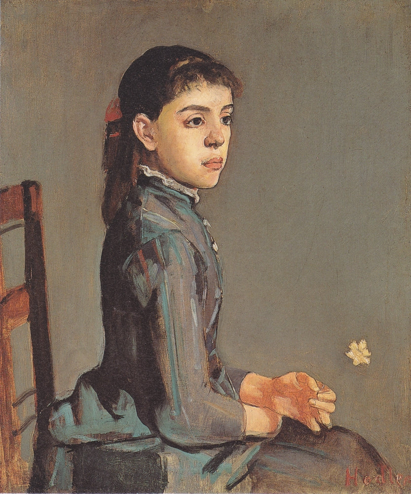 Portrait of Louise Delphine Duchosal - by Ferdinand Hodler