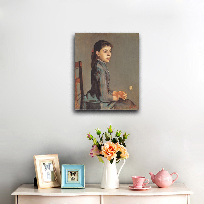 Portrait of Louise Delphine Duchosal - by Ferdinand Hodler