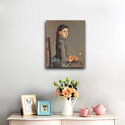 Portrait of Louise Delphine Duchosal - by Ferdinand Hodler