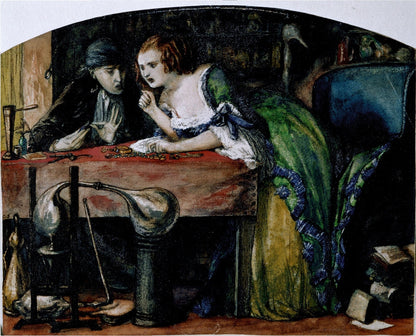 The Laboratory - by Dante Gabriel Rossetti