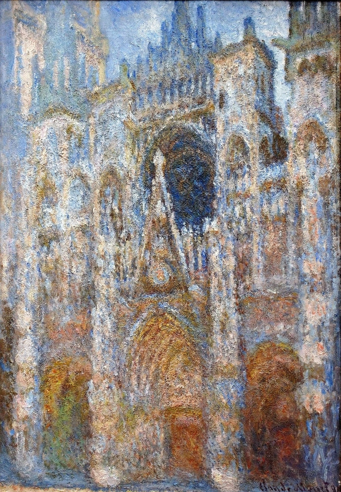 Rouen Cathedral, Magic in Blue - by Claude Monet