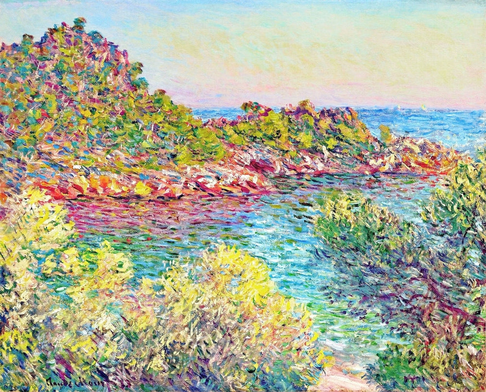 Landscape near Montecarlo - by Claude Monet