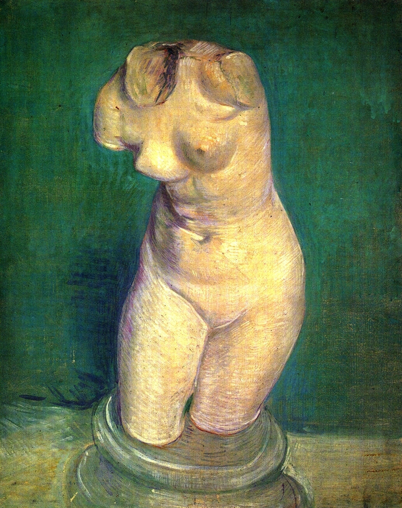 Plaster Statuette of a Female Torso - by Vincent van Gogh