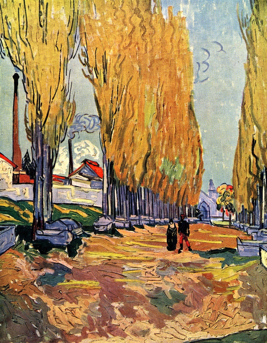 Les Alyscamps - by Vincent van Gogh