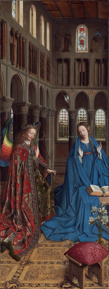 The Annunciation - by Jan van Eyck