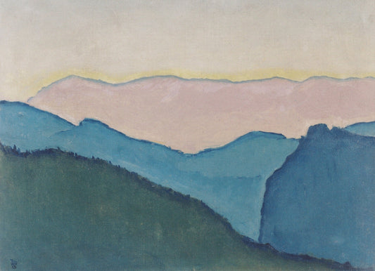 Mountain ranges - by Koloman Moser