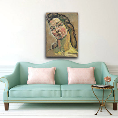 Portrait study to 'Look into the infinity" - by Ferdinand Hodler