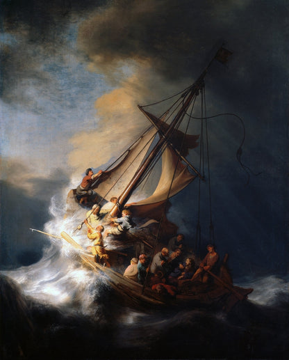 The Storm on the Sea of Galilee - by Rembrandt van Rijn