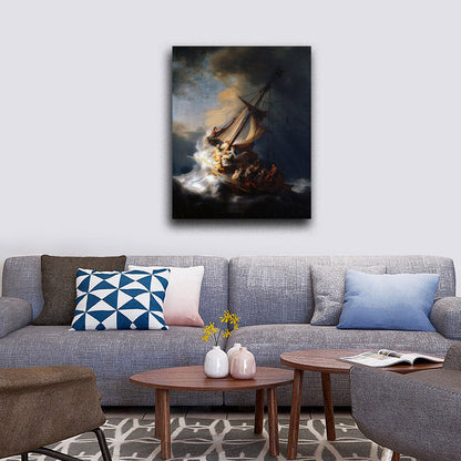 The Storm on the Sea of Galilee - by Rembrandt van Rijn